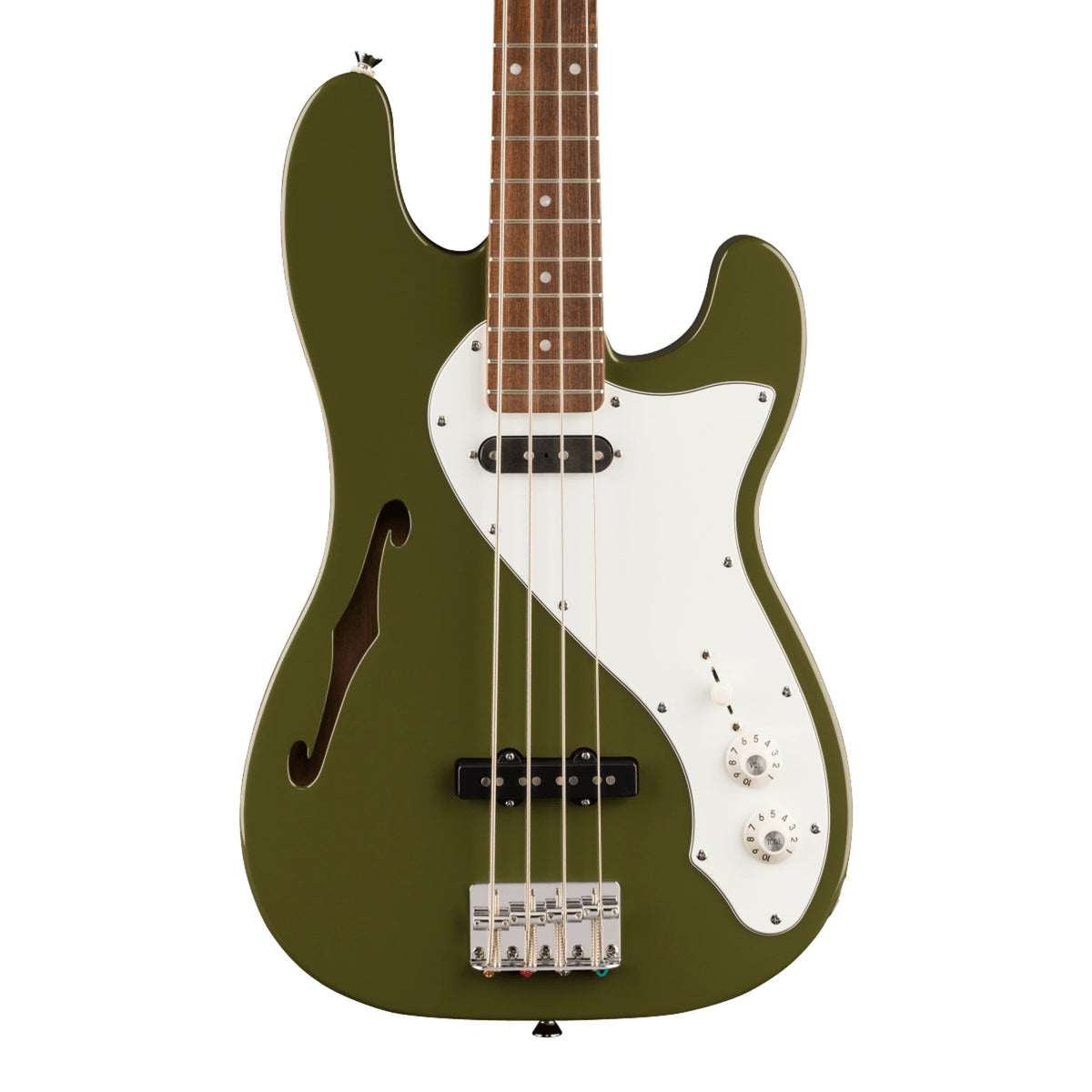 Squier Paranormal Precision Bass Thinline SJ (Olive) Body