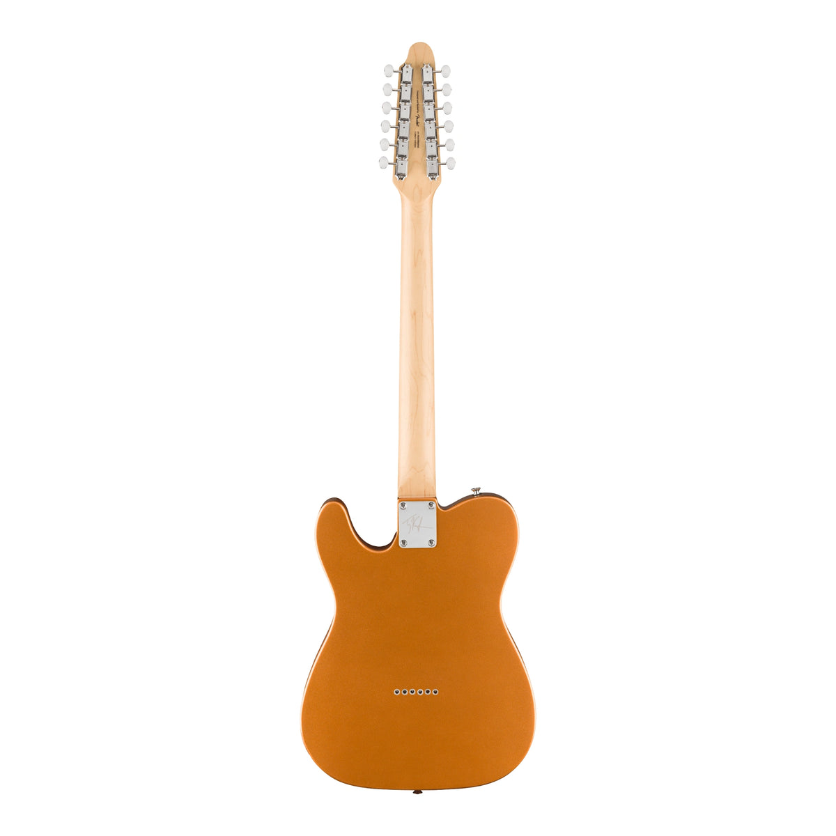 Squier Paranormal Troy Van Leeuwen Telecaster XII (Copper) Back View
