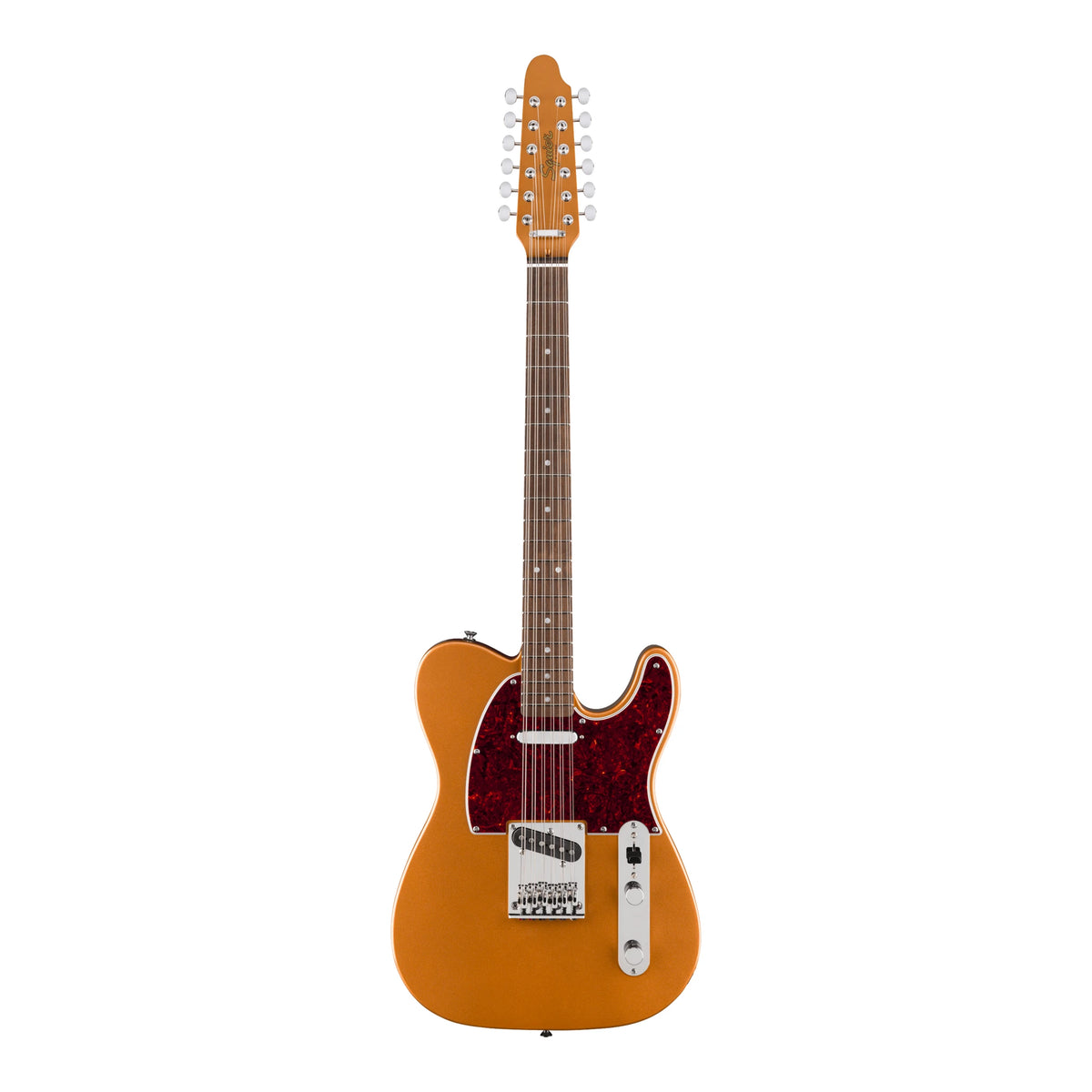 Squier Paranormal Troy Van Leeuwen Telecaster XII (Copper) Full View