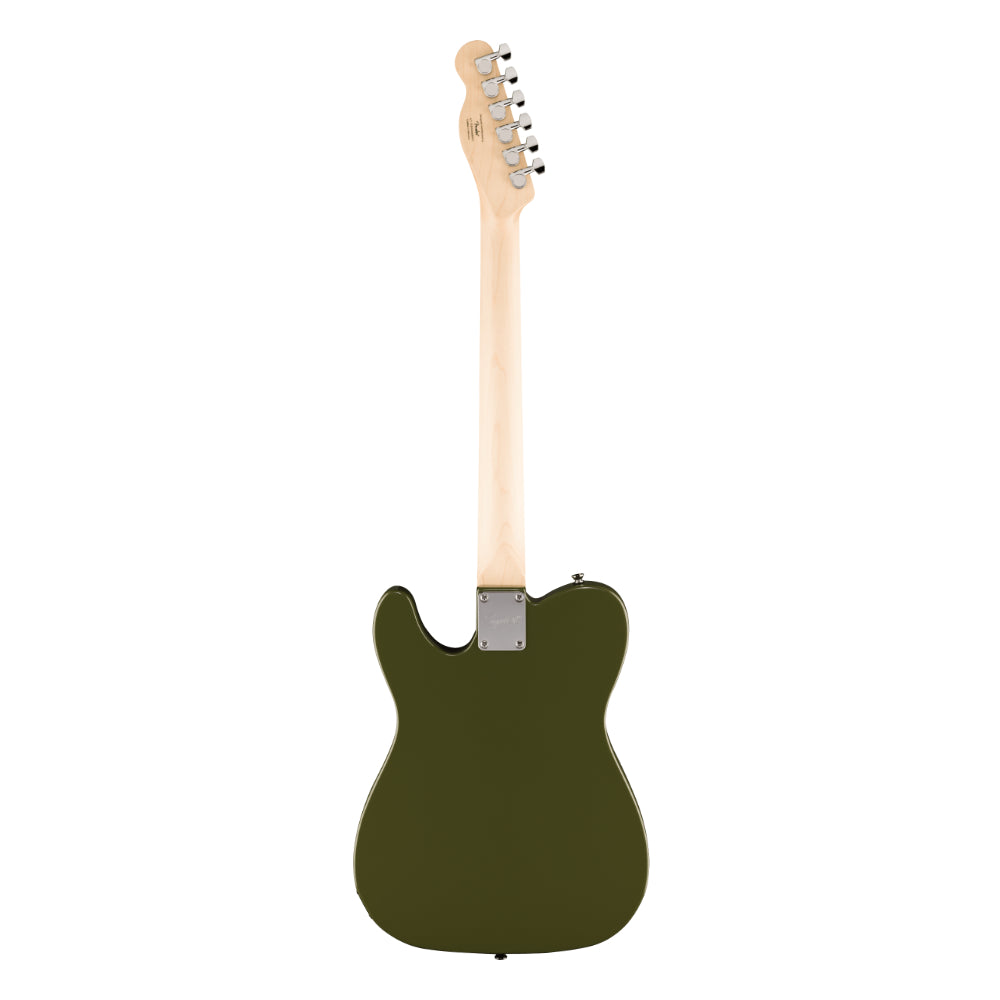 Squier Sonic Esquire H Olive Body View ; Squier Sonic Esquire H Olive Full View ; Squier Sonic Esquire H Olive Back View