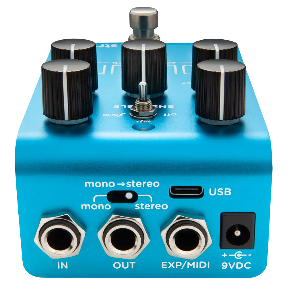 Strymon Cloudburst Ambient Reverb Pedal Front ; Strymon Cloudburst Ambient Reverb Pedal Rear