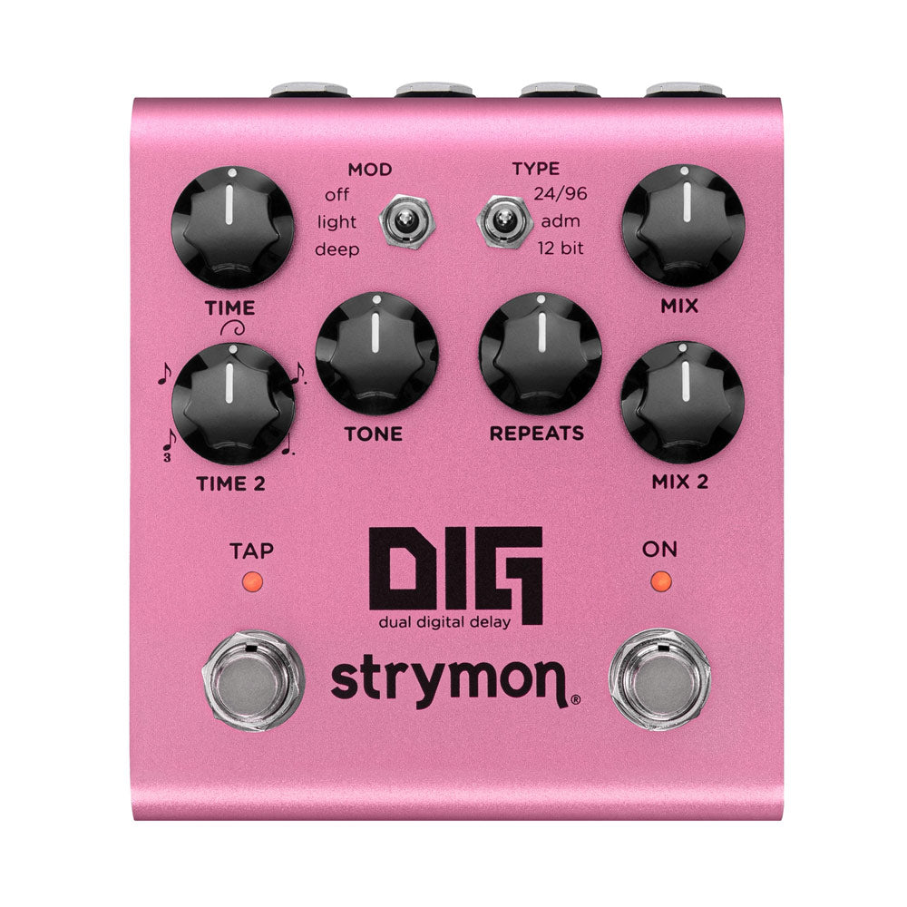 Strymon Dig Dual Digital Delay Front ; Strymon Dig Dual Digital Delay Rear