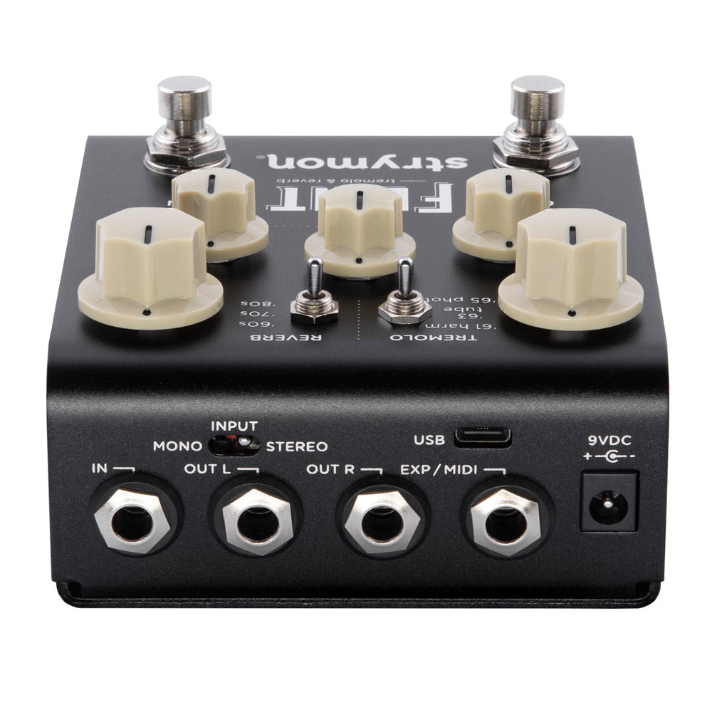 Strymon Flint Tremolo and Reverb Front ; Strymon Flint Tremolo and Reverb Rear