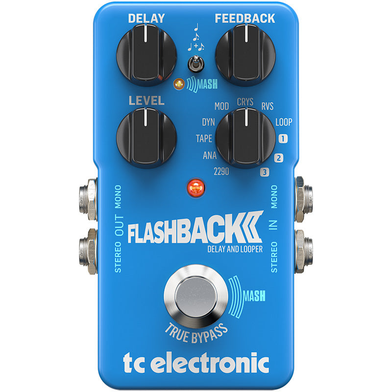 TC Electronic Flashback 2 Delay front ; TC Electronic Flashback 2 Delay rear