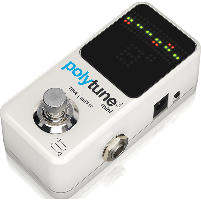 TC electronic polythene 3 mini ; TC Electronic Polytune 3 Mini left ; TC Electronic Polytune 3 Mini right