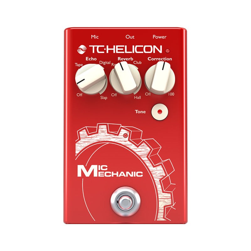 TC Helicon Mic Mechanic 2 ; TC Helicon Mic Mechanic ; TC Helicon Mic Mechanic 2 Vocal Reverb, Echo and Pitch Correction Pedal