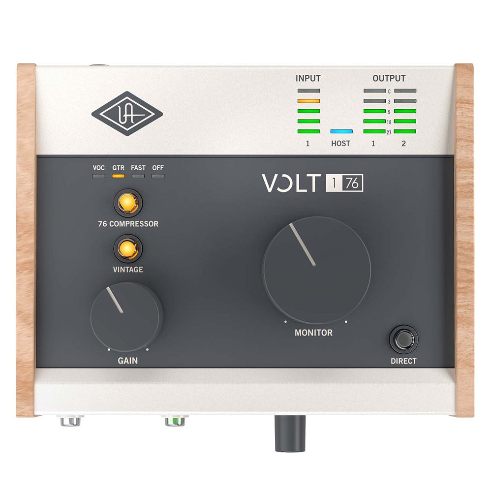 UA VOLT176 TOP ; UA VOLT176 FRONT ; UA VOLT176 REAR ; Universal Audio VOLT 176 Audio Interface